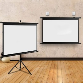Tripod projector screen 128 × 171cm