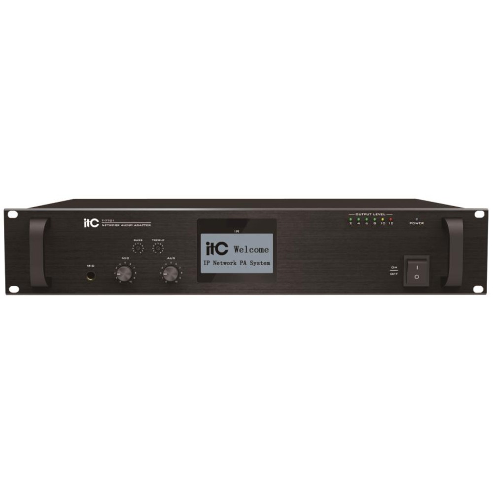 T-7701 Economic Rack Mount IP Network Audio Adapter