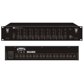 T-6240 8 Channel Pre-Amplifier (Each Input Has Treble and Bass Control)