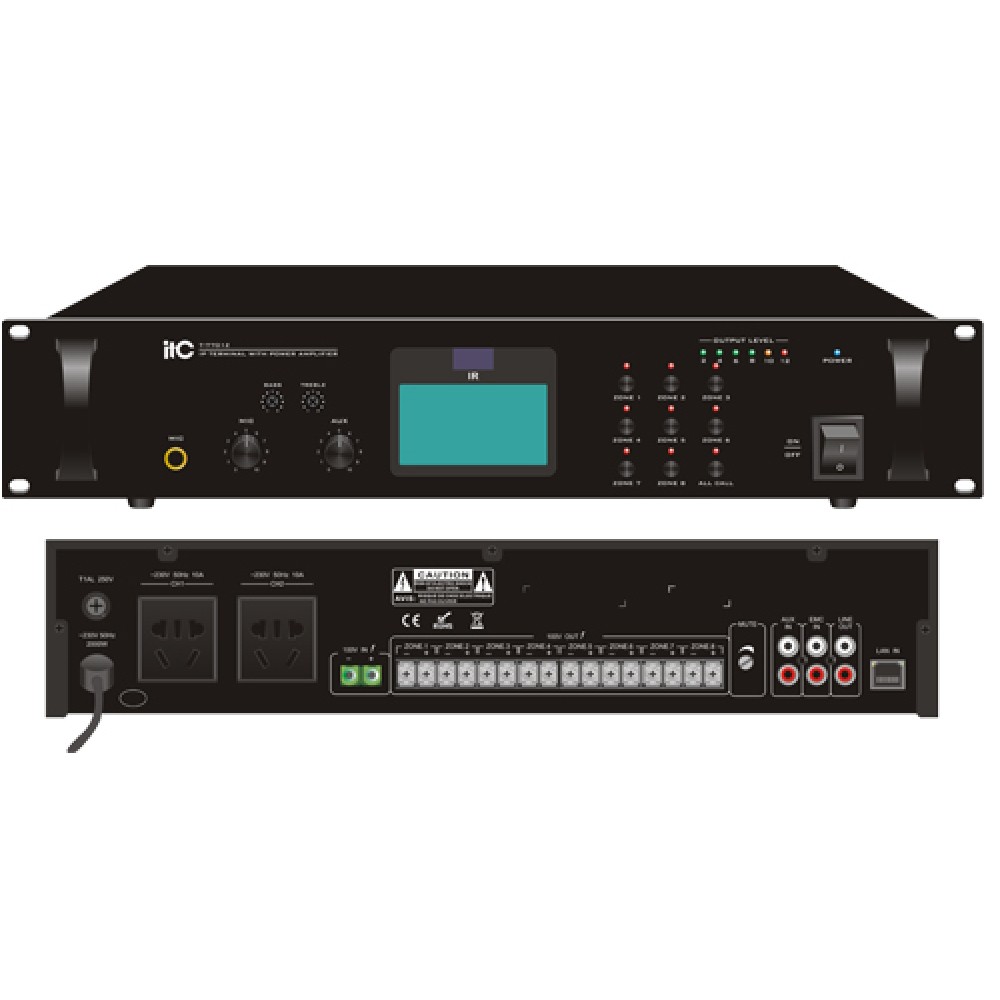 T-7701Z IP network decoding adapter (decoding terminal with 8 partitions)