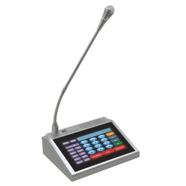 T-6702A Desktop Paging Microphone with 7 inch Touch Screen