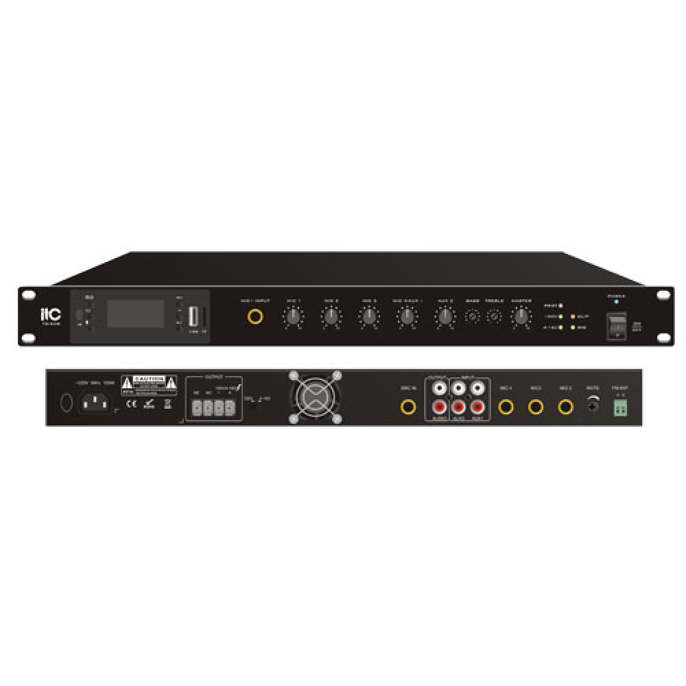 TD-60B TD-120B TD-240B TD-350B TD-500B Digital Mixer Amplifier with MP3/Tuner/Bluetooth (Phone Jack Mic Input)