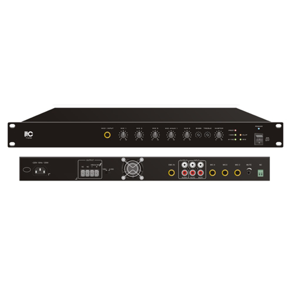 T-60D/ T-120D/ T-240D/ T-350D/ T-500D Mixer Digital Amplifier(Phone Jack Mic Input)