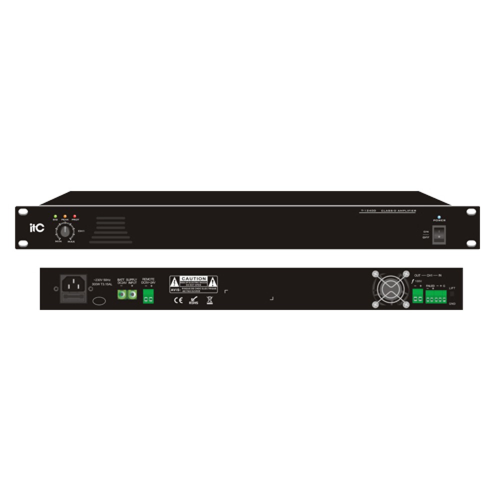 T-1120D/ T-1240D/ T-1350D/ T-1500D 1-Channel Class-D Power Amplifier