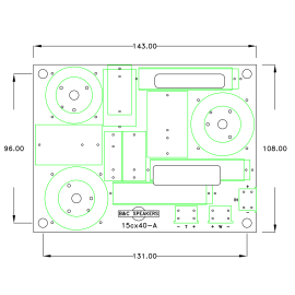 Filtre passif 2 voies B&C FB15CX40