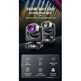 Projecteur Mobile Spot LED 3en1 250W