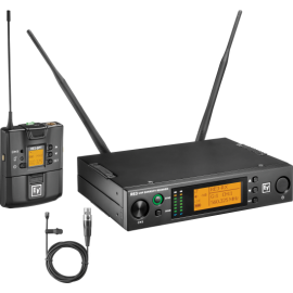 RE3-BPOL UHF wireless set featuring OL3 omnidirectional lavalier microphone