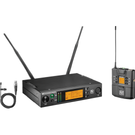 RE3-BPOL UHF wireless set featuring OL3 omnidirectional lavalier microphone