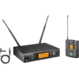 RE3-BPCL UHF wireless set featuring CL3 cardioid lavalier microphone