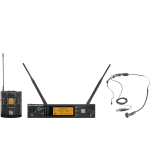 RE3-BPHW UHF wireless set containing the HW3 supercardioid headworn microphone