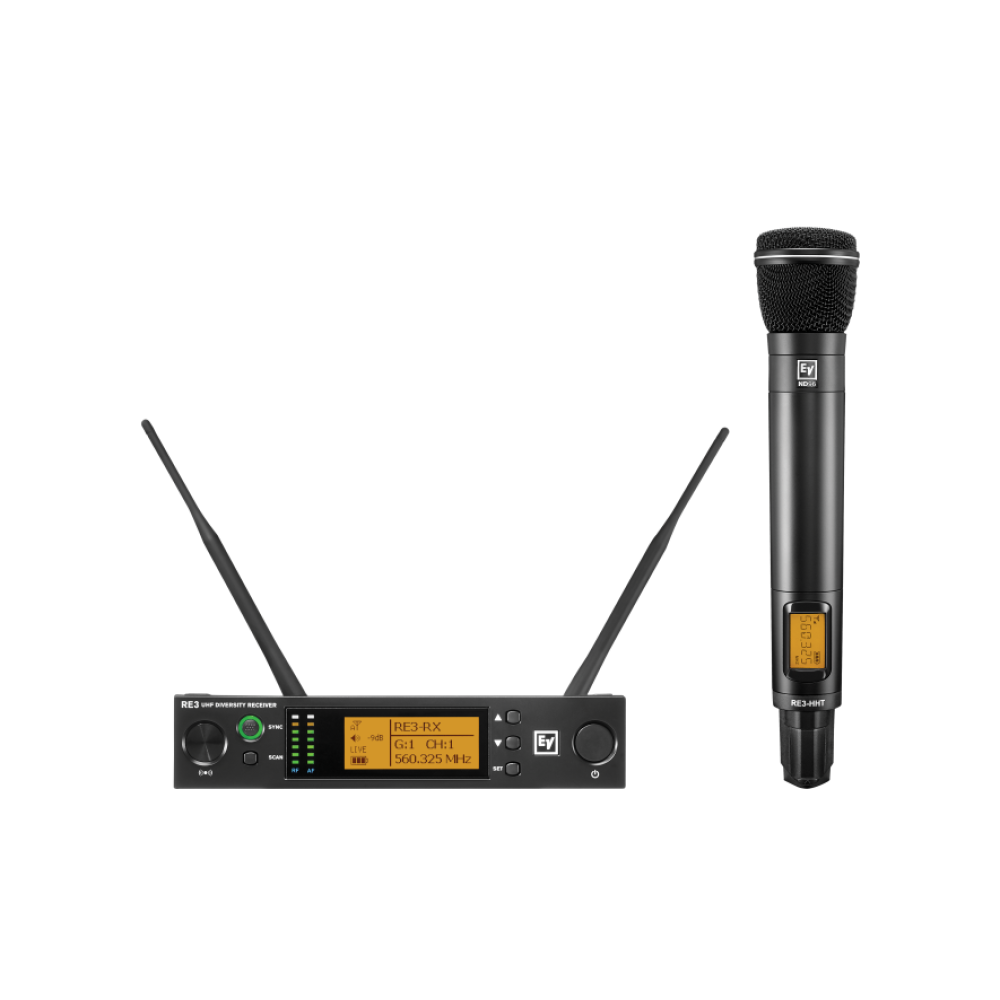 RE3-ND96 Uhf wireless set featuring nd96 dynamic supercardioid microphone