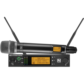 RE3-RE520 UHF wireless set featuring RE520 condenser supercardioid microphone