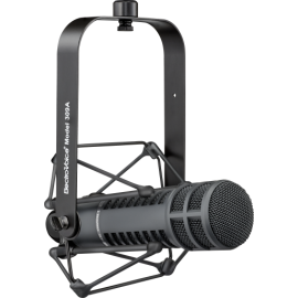 RE20-BLACK Broadcast announcer's microphone with Variable‑D