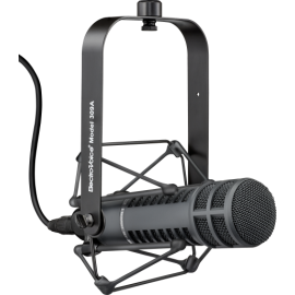 RE20-BLACK Broadcast announcer's microphone with Variable‑D