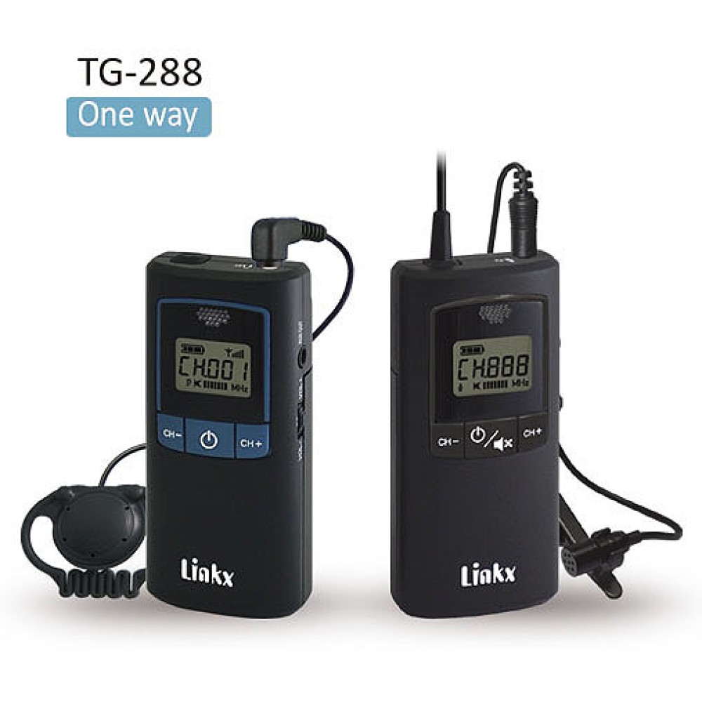 Digital UHF Tour Guide System TG-288 ONE WAY